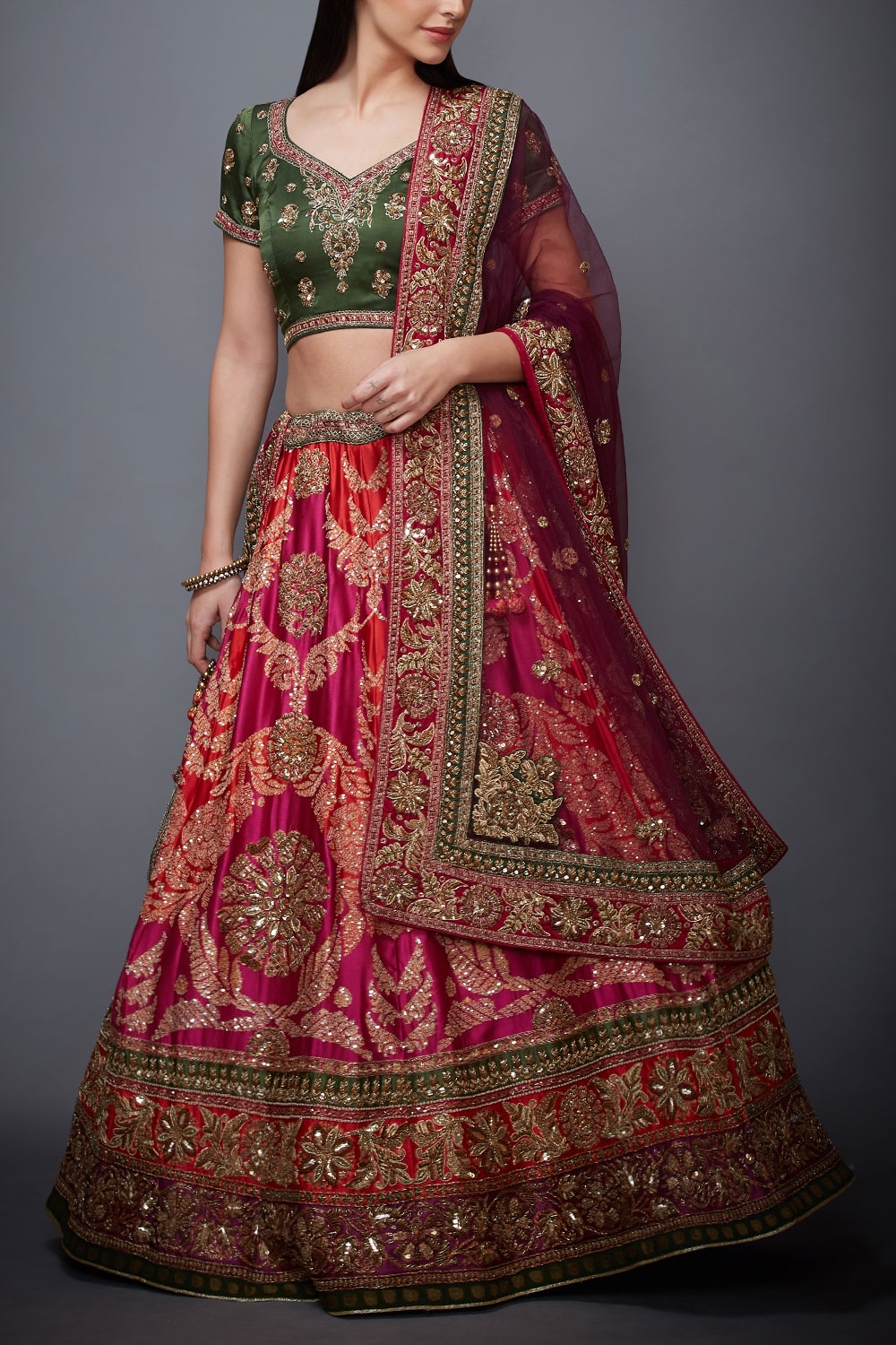 bridal lehenga ritu kumar